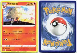 Ninetales 023/202 Rare Sword & Shield Pokemon LP - Image 3
