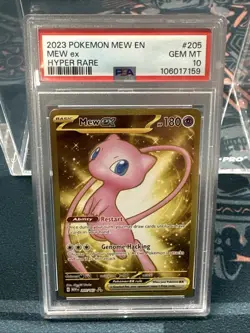 2023 Pokemon Mew EX Hyper Rare English 151 PSA Gem Mint 10 - Image 3
