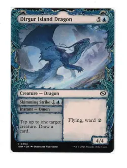 MTG - NM - Dirgur Island Dragon (Showcase) - Tarkir: Dragonstorm 294 - Image 1