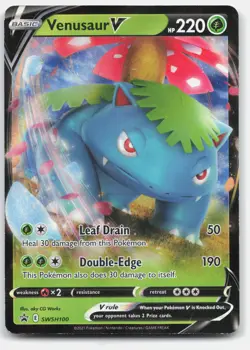 Venusaur V Promo SWSH: Sword & Shield Promo Cards SWSD Grass Holofoil SWSH100 N - Image 1