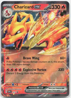 Charizard ex Promo SV: Scarlet & Violet Promo Cards SVP Fire Holo 161 2023 NM - Image 1