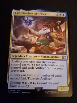 MTG FINAL FANTASY CID, TIMELESS ARTIFICER UNCOMMON #408 - Image 1