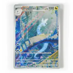 Pokemon - Dragonair - 181/165 - Scarlet & Violet: 151 - Illustration Rare Card - Image 1