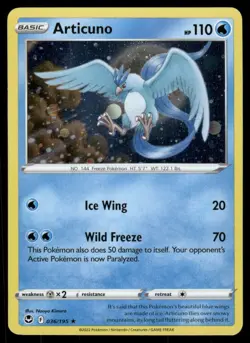 Pokemon Articuno (Cosmos Holo) Holo Miscellaneous Cards & Products 036/195 LP - Image 1
