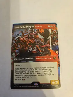 Carnage, Crimson Chaos Borderless FOIL MTG SPM Nm/M *ON HAND* - Image 1