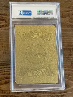 Charizard Pokemon Gold Custom Graded Card - Image 2