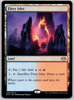 Fiery Islet 238 Rare Modern Horizons Magic: The Gathering NM - Image 1