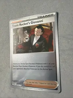 Pokemon TCG * Team Rockets Giovanni 204/217 REVERSE HOLO * ME Ascended Heroes NM - Image 2