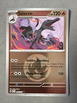 Pokemon TCG * Salazzle 35/217 Fire * U REVERSE HOLO * ME Ascended Heroes NM - Image 1