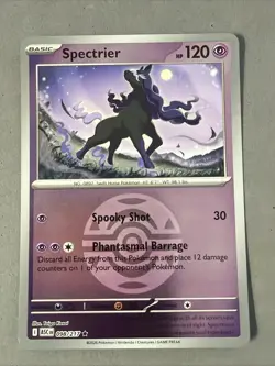 Pokemon TCG * Spectrier 98/217 Dusk Ball * Rare HOLO * ME Ascended Heroes NM - Image 1