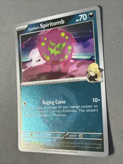 Pokemon TCG * Cynthia's Spiritomb 133/217 Darkness REVERSE HOLO Ascended Heroes - Image 2