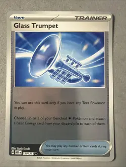 Pokemon TCG * Glass Trumpet 189/217 REVERSE HOLO * ME Ascended Heroes NM - Image 1