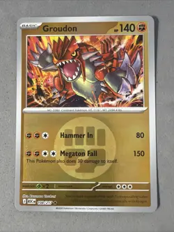 Pokemon TCG * Groudon 108/217 Fighting * Rare HOLO * ME Ascended Heroes NM - Image 1