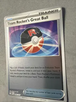 Pokemon TCG * Team Rocket's Great Ball 205/217 REVERSE HOLO * ME Ascended Heroes - Image 2
