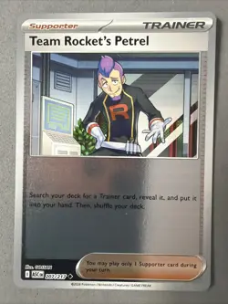 Pokemon TCG * Team Rocket's Petrel 207/217 REVERSE HOLO * ME Ascended Heroes NM - Image 1