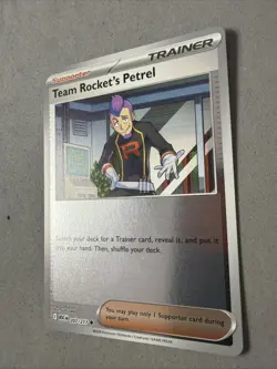 Pokemon TCG * Team Rocket's Petrel 207/217 REVERSE HOLO * ME Ascended Heroes NM - Image 2