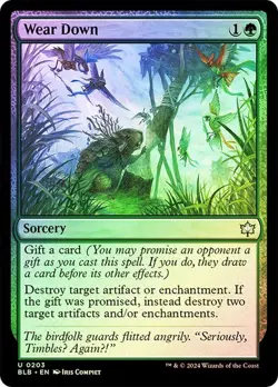 MTG-Wear Down Bloomburrow(NM-FOIL)#203 - Image 1