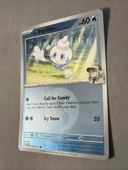 Pokemon TCG * N's Vanillite 49/217 Water * REVERSE HOLO * ME Ascended Heroes NM - Image 2