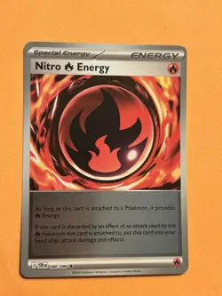 Nitro R Energy ME04: Chaos Rising 086/086 Holo Rare Holo Pokemon Near Mint - Image 1