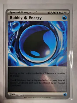 2026 Pokemon - Bubbly W Energy 084/086 Me04: Chaos Rising Reverse Holo - Image 1