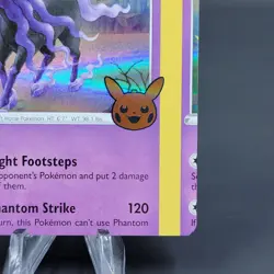 Pokemon TCG NFC Error Miscut Spectrier 081/196 Holo Rare Trick Or Trade... - Image 4