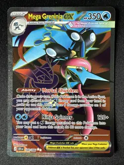 Pokemon Mega Greninja EX Chaos Rising 100/86 Ultra Rare Holo NM - Image 1