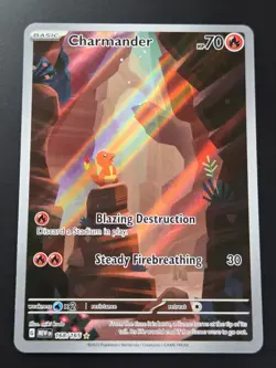 Pokemon Charmander 168/165 Illustration Rare Scarlet & Violet 151 NM - Image 1
