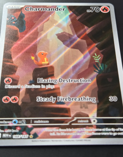 Pokemon Charmander 168/165 Illustration Rare Scarlet & Violet 151 NM - Image 2