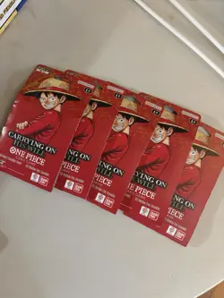 One Piece CCG Carrying On His Will Booster Pack OP13 English 5x Packs - Image 1