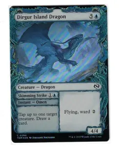 MTG - NM FOIL - Dirgur Island Dragon (Showcase) - Tarkir: Dragonstorm 294 - Image 1