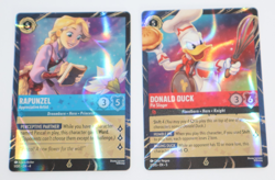 Disney LORCANA Epcot Quest Ravensburger Exclusive RAPUNZEL & DONALD DUCK Cards - Image 2