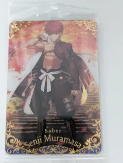 Fate Grand Order FGO Wafer Card Senji Muramasa Saber ST20 (Twin Wafer Special) - Image 1