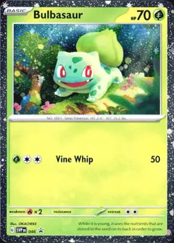 Bulbasaur - (Cosmos Holo) SVP SV: Scarlet & Violet Promo Cards 046 Promo Holo NM - Image 1