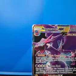 Naganadel GX 160/236 Sm-Unified Minds Ultra Rare Holo Pokemon Card NM - Image 2