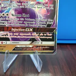 Naganadel GX 160/236 Sm-Unified Minds Ultra Rare Holo Pokemon Card NM - Image 5