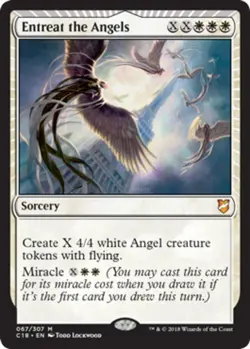 x1 Entreat the Angels M MTG Commander 2018 M/NM, English - Image 1
