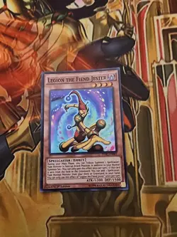 Legion the Fiend Jester - DPBC-EN003 Super Rare 1st Edition NM Yugioh - Image 1