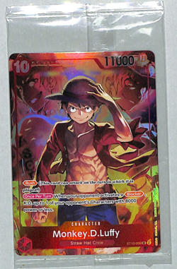 Monkey D. Luffy SR ST10-006 - Treasure Booster Promo - One Piece TCG Sealed - Image 1