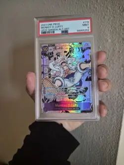 2023 One Piece OP-5 Awakening of The New Era #119 Monkey D Luffy Alt Art PSA 9 - Image 3