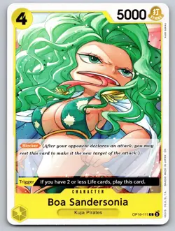 Boa Sandersonia OP16-111 Common The Time of Battle One Piece Near Mint - Image 1