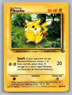 Pikachu Jungle #60/64 Common Pokemon Card - Image 1