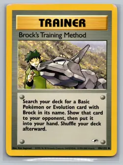 Brock's Training Method Gym Heroes #106/132 Uncommon Pokemon Card - Image 1