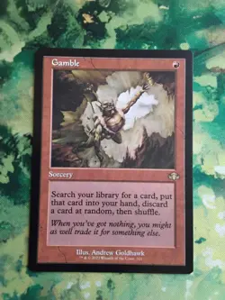 Gamble (Retro Frame) Dominaria Remastered Regular *NM* - Image 1