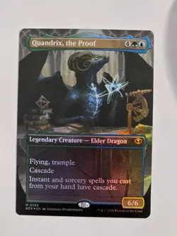Quandrix, the Proof - M0286 Foil (Borderless) - Secrets of Strixhaven - MTG - NM - Image 1