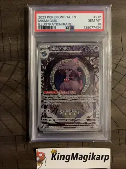 PSA 10 Mismagius 212/193 Sv02: Paldea Evolved Holo Gem Mint Pokemon - Image 1