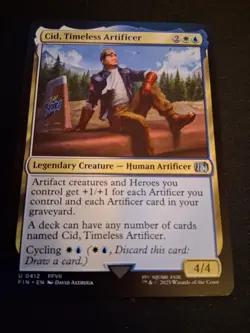 MTG FINAL FANTASY CID, TIMELESS ARTIFICER UNCOMMON #412 - Image 1