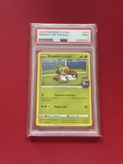 Pokemon TCG Grookey On the Ball Promo Card 003/005 Futsal Rare Game PSA 9 - Image 1