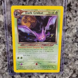 Pokemon TCG Dark Crobat Neo Destiny 2/105 Holo Rare Unlimited Eng Stage 2 - Image 1
