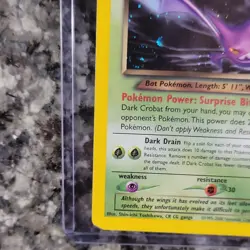 Pokemon TCG Dark Crobat Neo Destiny 2/105 Holo Rare Unlimited Eng Stage 2 - Image 5