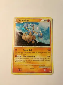 Pokemon TCG - Hitmontop 5/123 Holo Rare - HGSS -LP - Image 1